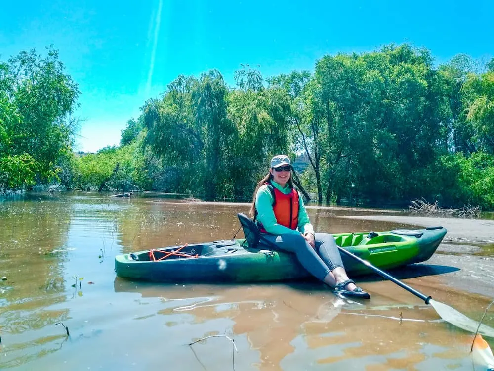 Nicole Genentta Kayaking